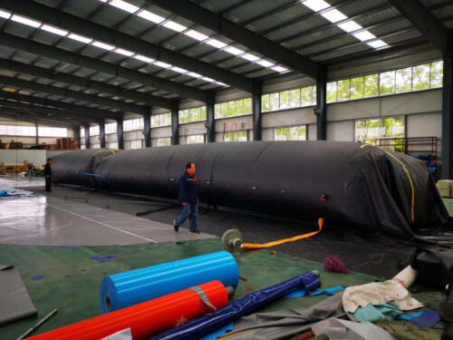 Factory Test-Over-inflation of 6 foot barriers